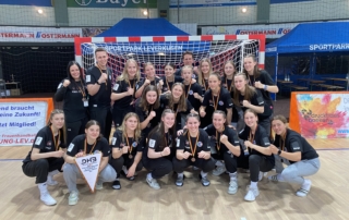 Die weibliche A-Jugend des HC Erlangen unterliegt nur knapp im Halbfinale dem neuen deutschen Meister Bayer Leverkusen