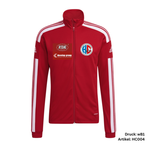 Trainingsjacke/Hoodie Spieler - Adidas Herren Trainingsjacke Squadra 21 rot-weiß (GP6464)