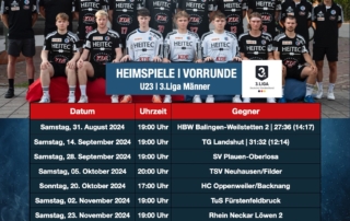 HEIMSPIELPLAN | U23 | 3.LIGA SÜD MÄNNER